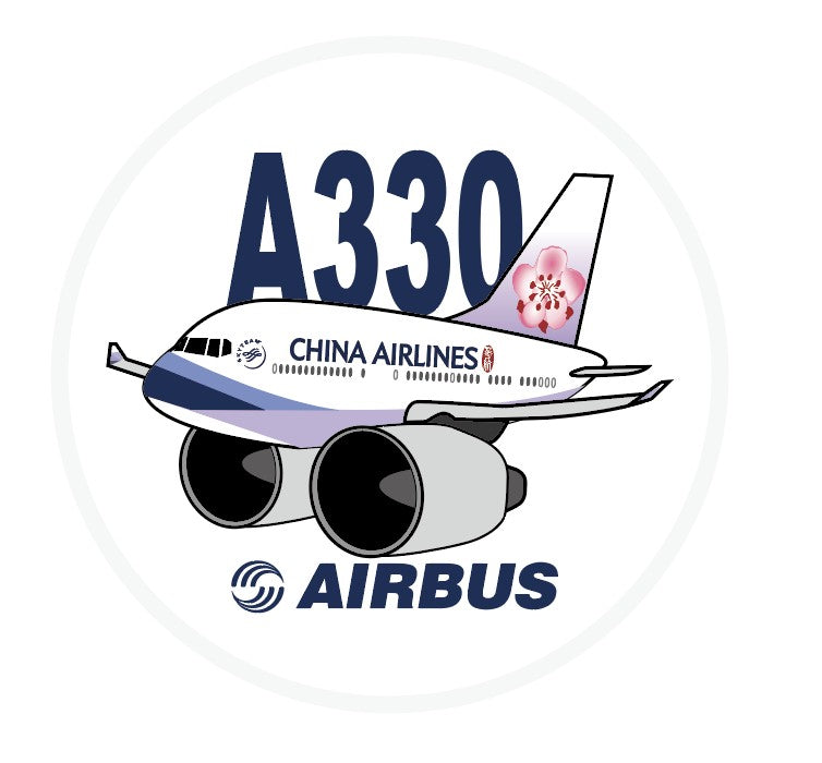 RBF現貨   CHINA AIRLINES A330 7CM STICKER 貼紙 S-C-330-CI *free shipping* 全球免運費RBF現貨   CHINA AIRLINES A330 7CM STICKER 貼紙 S-C-330-CI *free shipping* 全球免運費