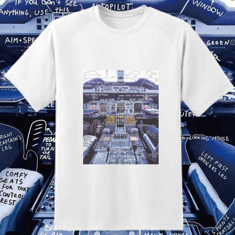 RBF絕版  COCKPIT T-SHIRT L T-COCKPIT-L *free shipping* 全球免運費