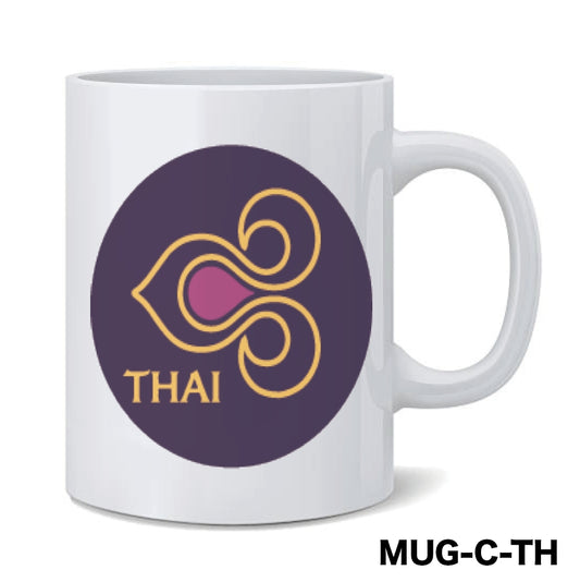 RBF絕版  THAI AIRWAYS MUG 馬克杯 MUG-C-TH *free shipping* 全球免運費