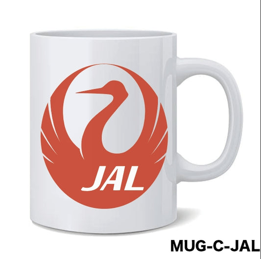RBF絕版  JAPAN AIRLINES MUG 馬克杯 MUG-C-JAL *free shipping* 全球免運費