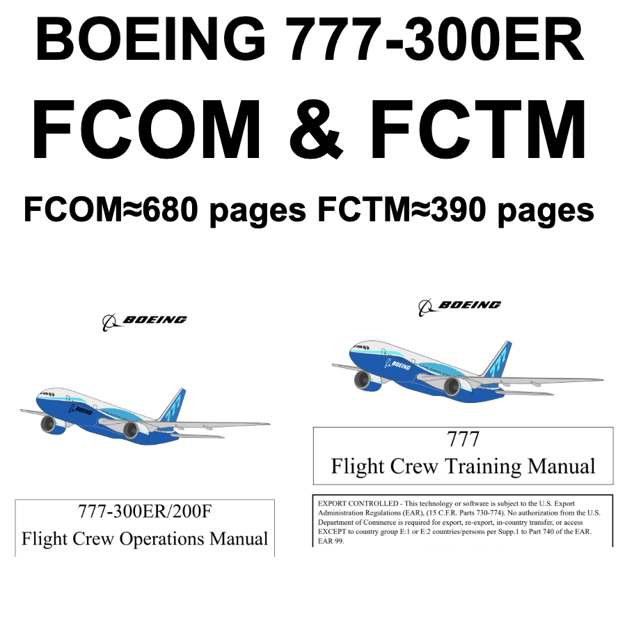 RBF現貨   777 Manual MAN-B777 *free shipping* 全球免運費