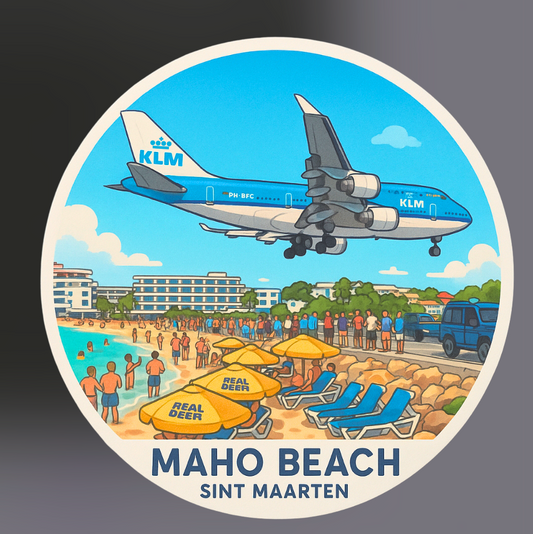 RBF現貨  St Maarten Airport STICKER 10CM 貼紙 S-MBSM *free shipping* 全球免運費