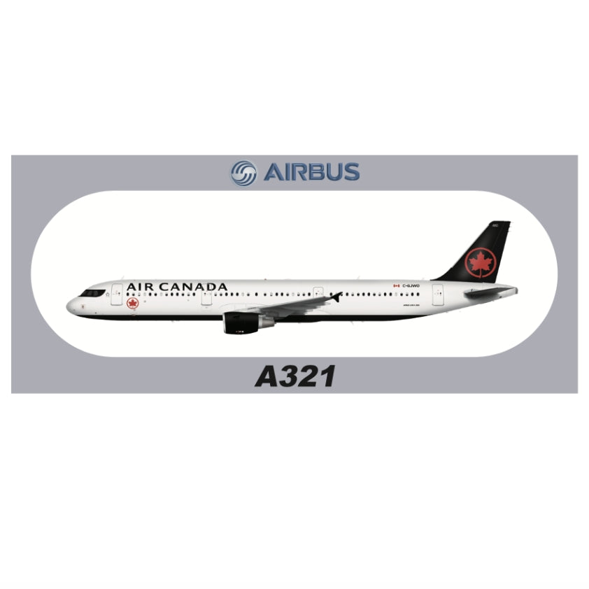 RBF-Aufkleber für Air Canada A321, 20 x 8,8 cm, SR-A321-GJWO *kostenloser Versand*