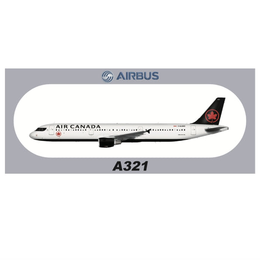 RBF現貨  Air Canada A321 sticker 20x8.8cm 貼紙 S-R-A321-GJWO *free shipping* 全球免運費