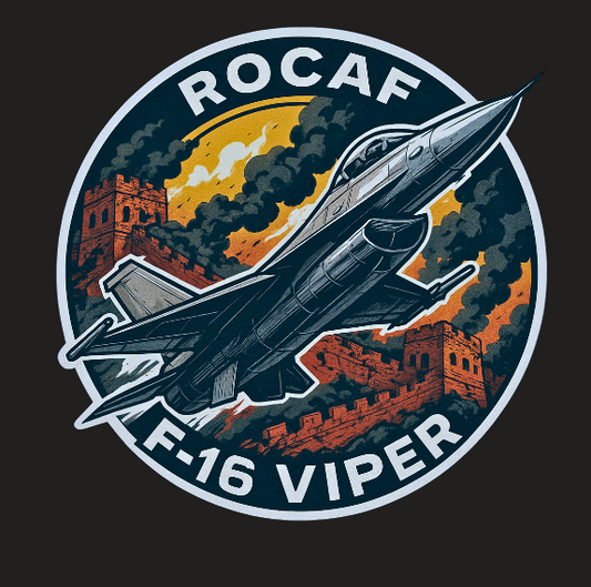 RBF現貨  ROCAF F-16V sticker 10cm 貼紙 S-FVC *free shipping* 全球免運費