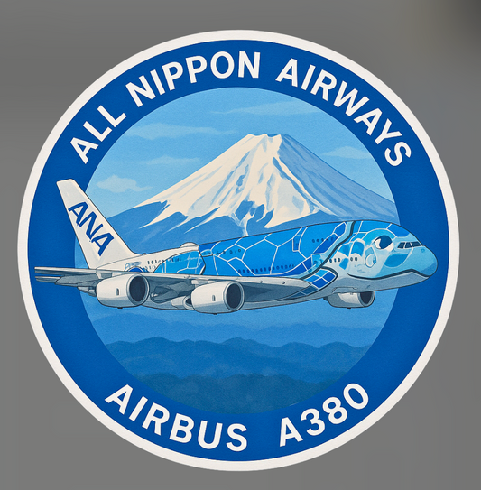RBF現貨  ANA A380 sticker 10cm 貼紙 S-ANAA380 *free shipping* 全球免運費