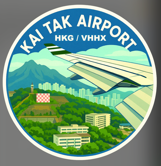 RBF現貨  KAI TAK VHHX sticker 10cm 貼紙 S-KTAHVC