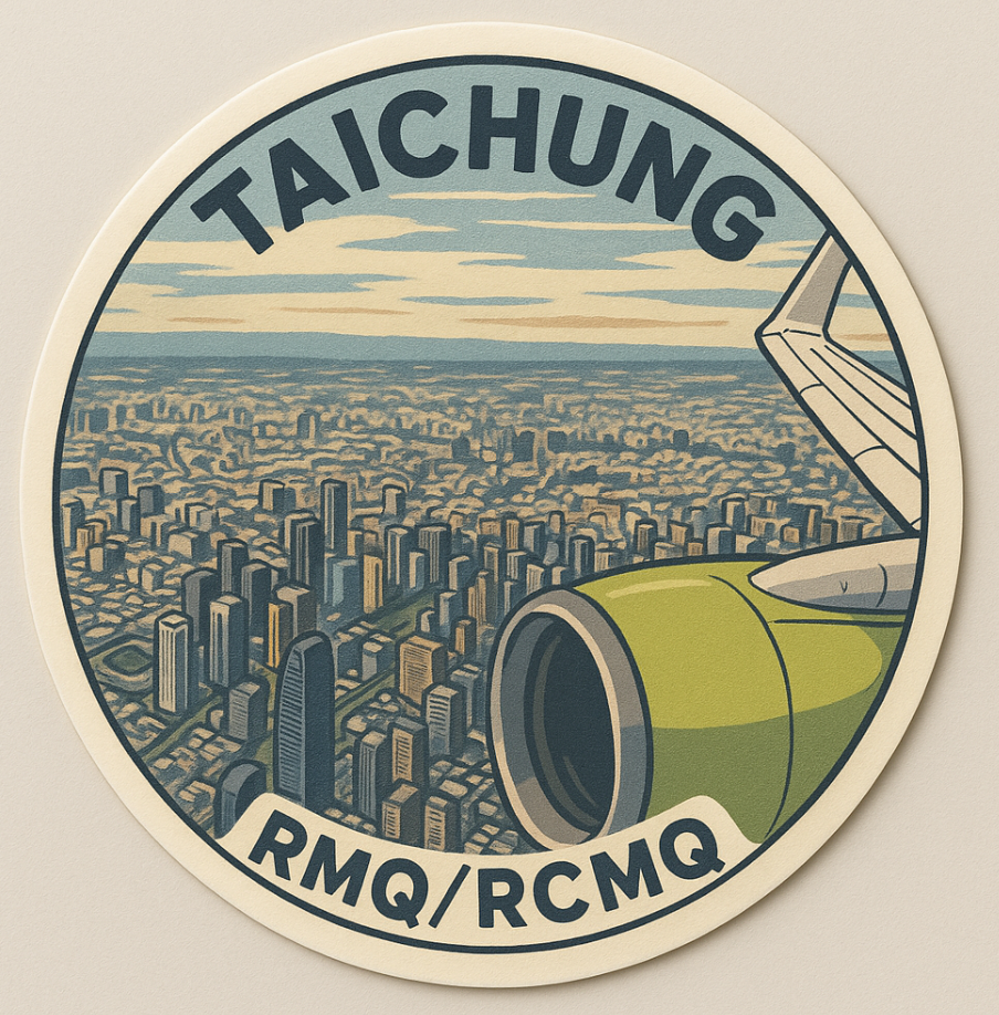 RBF現貨  TAICHUNG RCMQ sticker 10cm 貼紙 S-TRR737