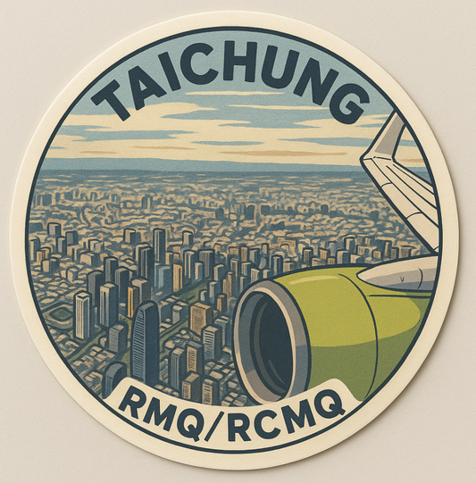 RBF現貨  TAICHUNG RCMQ sticker 10cm 貼紙 S-TRR737