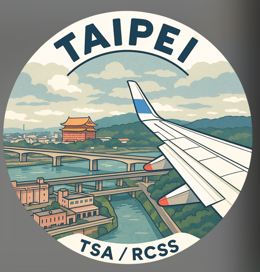 RBF現貨  TAIPEI RCSS sticker 10cm 貼紙 S-TTRN