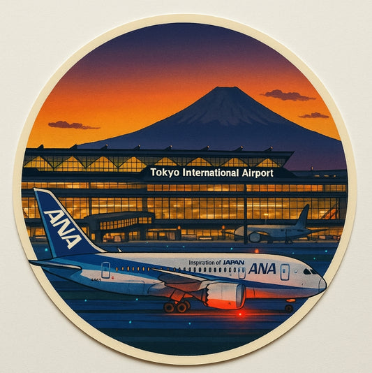RBF 現貨 Tokyo RJTT sticker 10cm 貼紙 S-TIAA 全球免運 Free Shipping Worldwide