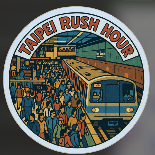 RBF現貨  Taipei rsh hour sticker 10cm 貼紙 S-TPERH