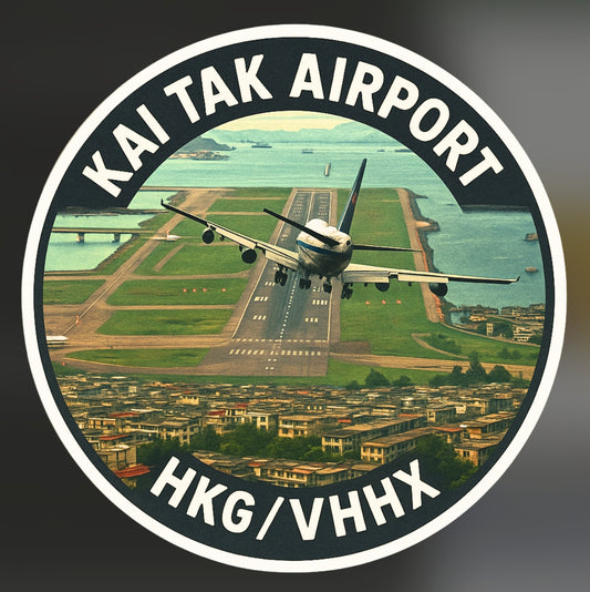 RBF現貨  Kai Tak VHHX sticker 10cm 貼紙 S-KTAHVR