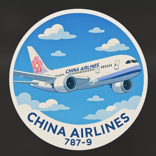 RBF現貨  China Airlines 787-9 sticker 10cm 貼紙 S-CAL789