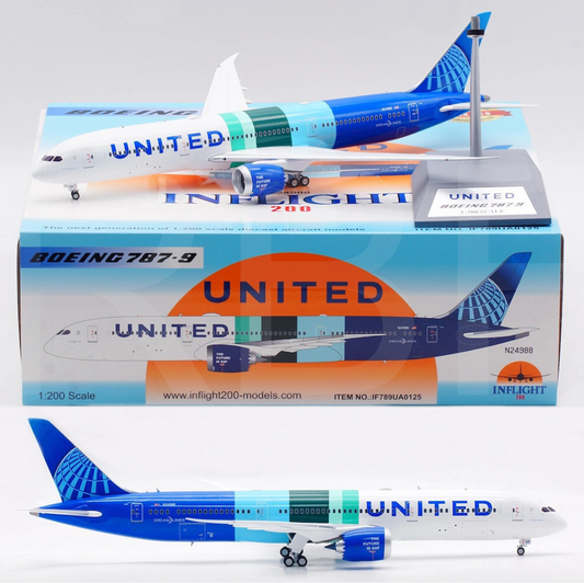 RBF絕版 IF 金屬 1:200 United  787-9 IF789UA0125 *free shipping* 全球免運費