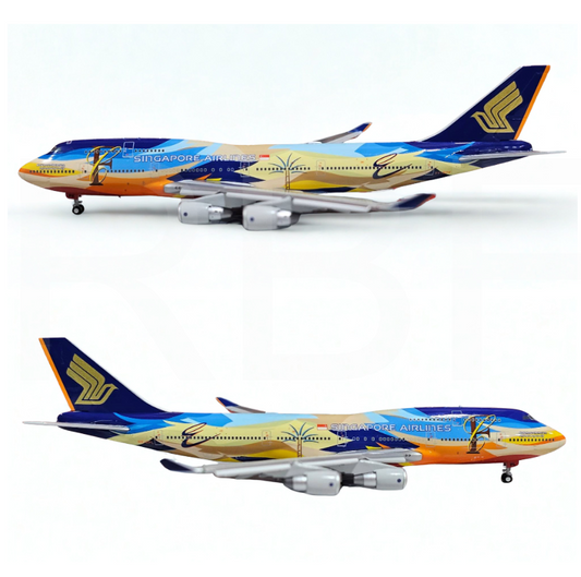 RBF現貨  HX 1/400 Singapore  747-400 9V-SPL F B615301F *free shipping* 全球免運費