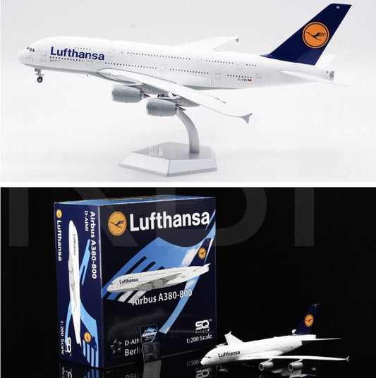 RBF絕版 SQ 金屬 1:200 Lufthansa A380 flaps down L2079FD *free shipping* 全球免運費