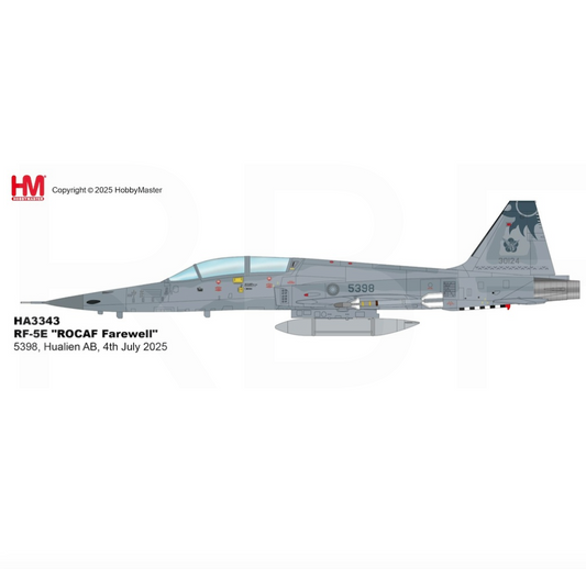 RBF現貨 HM 金屬 RF-5E ROCAF 5398 HA3343 *free shipping* 全球免運費
