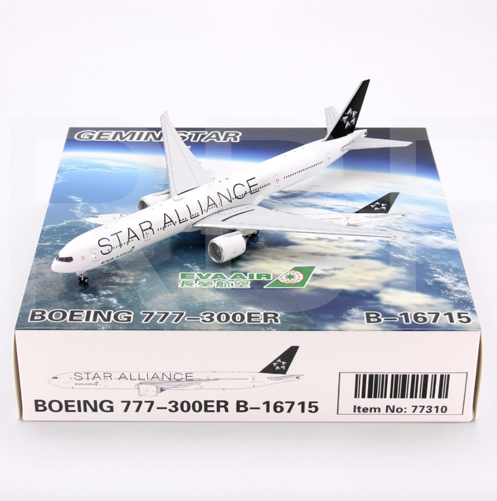 RBF現貨  Geministar 1:400 EVA 777-300ER 77310 *free shipping* 全球免運費
