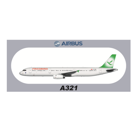RBF 在庫あり Freebird A321 20x8.8CM ステッカー SR-321-FBG *送料無料* 世界中送料無料