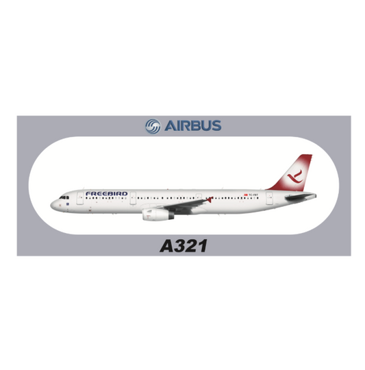 RBF 在庫あり Freebird A321 20x8.8CM ステッカー SR-321-FBT *送料無料* 世界中送料無料