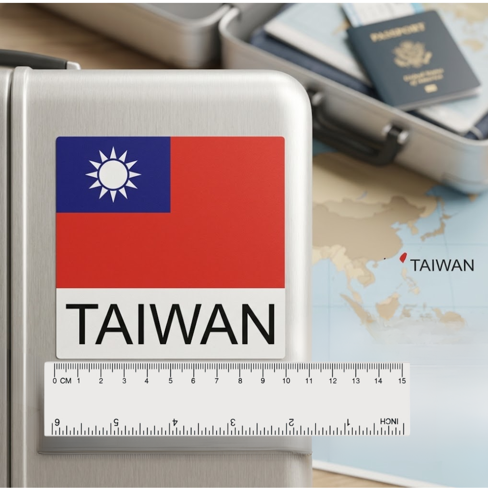RBF 現貨 TAIWAN sticker 10cm 貼紙 S10-TWN 全球免運 Free Shipping Worldwide