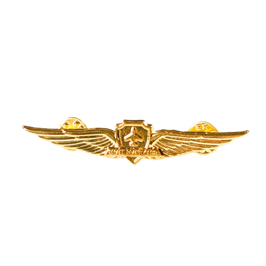 RBF 現貨 PILOT WING 1.5x7.5cm PIN 胸針 PIN1575-G 全球免運 Free Shipping Worldwide