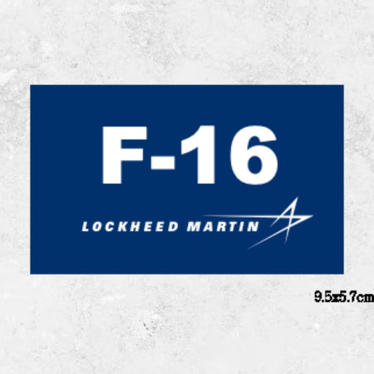 RBF 現貨 F-16 STICKER 9.5x5.7cm 貼紙 S-F16 全球免運 Free Shipping Worldwide