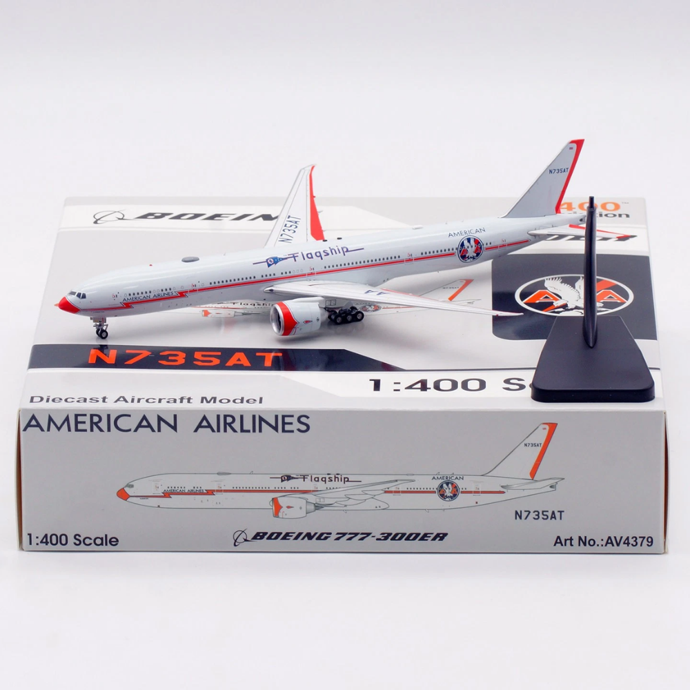 RBF 現貨 AV 1:400 N735AT American  777-323/ER AV4379 全球免運 Free Shipping Worldwide