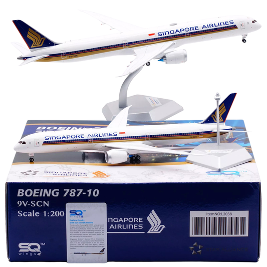 RBF 現貨 SQ 1:200 Singapore 787-10 9V-SCN L2038 全球免運 Free Shipping Worldwide