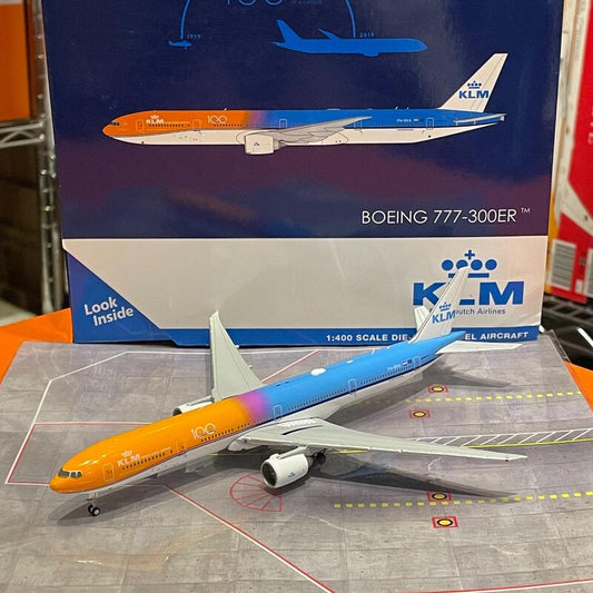 RBF絕版 GJ 金屬 1:400 KLM 777-300ER 橘頭 GJKLM1905 *free shipping* 全球免運費