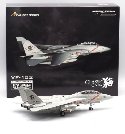 RBF現貨 CAW 金屬 Grumman F-14A Tomcat VF-102 1:72 CA721416 *free shipping* 全球免運費
