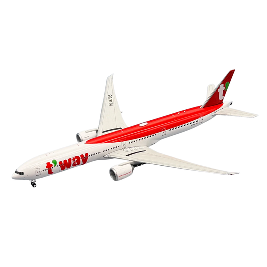 RBF現貨  1/400 T'Way Air 777-300ER HL8706 XX40667 *free shipping* 全球免運費