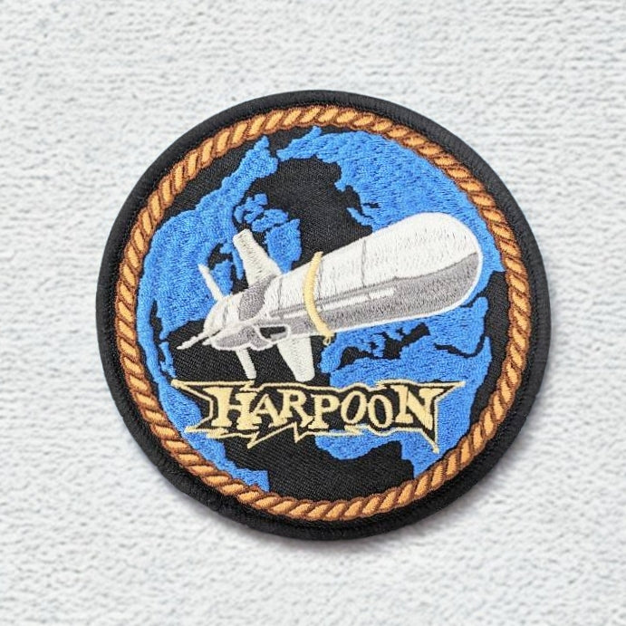 RBF現貨  HARPOON PATCH 10CM 魚叉飛彈臂章 ARM-HPN *free shipping* 全球免運費