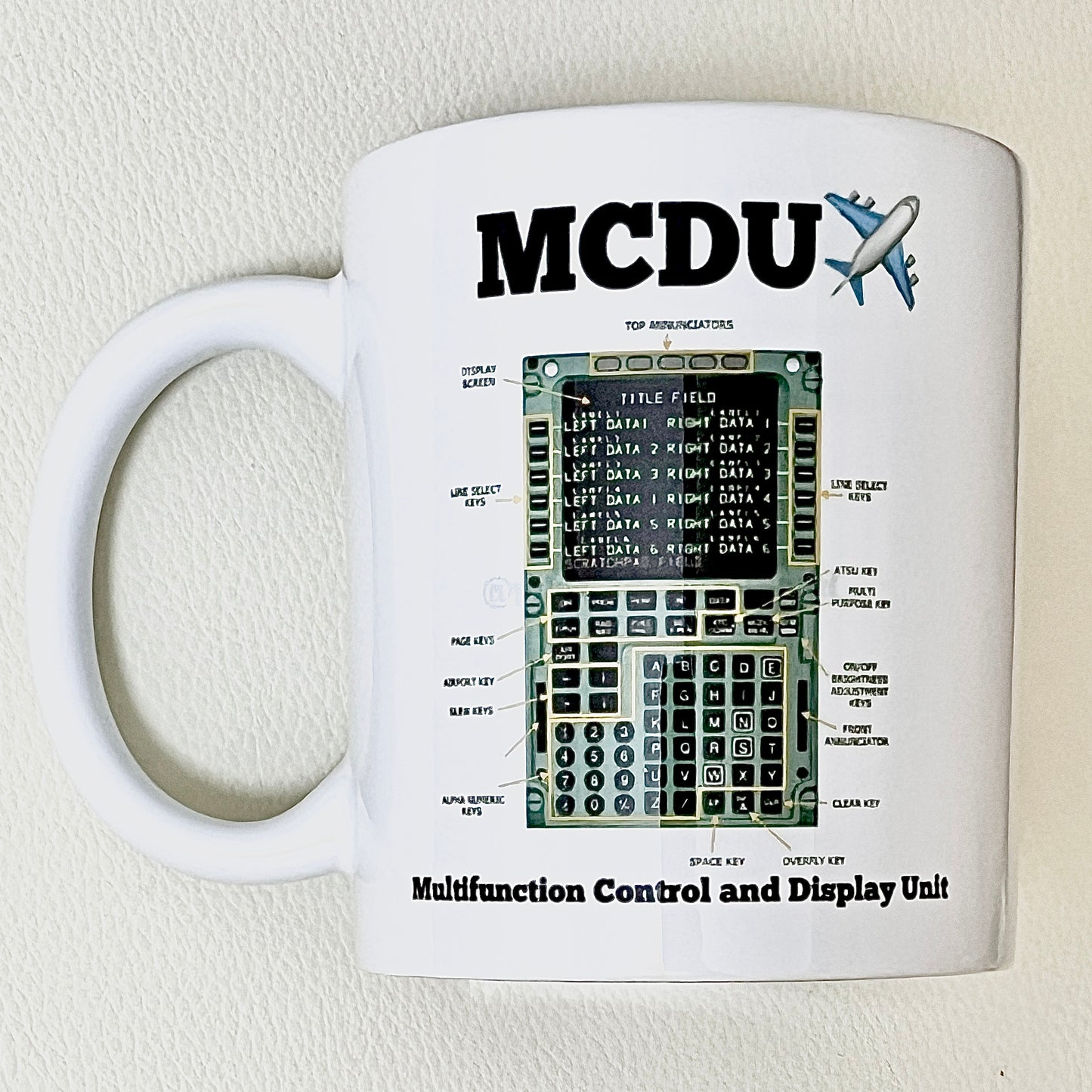 RBF絕版  AIRPLANE MCDU MUG 馬克杯 MUG-MCDU *free shipping* 全球免運費