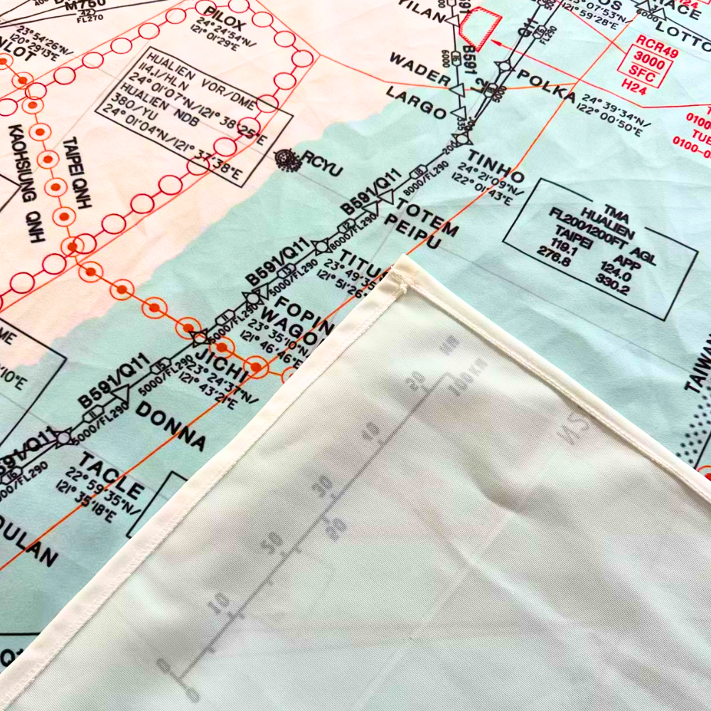 RBF現貨 Wandteppich Taiwan Airspace 台灣航圖 掛布 FP150110-TW-AIRWAY *kostenloser Versand* 全球免運費