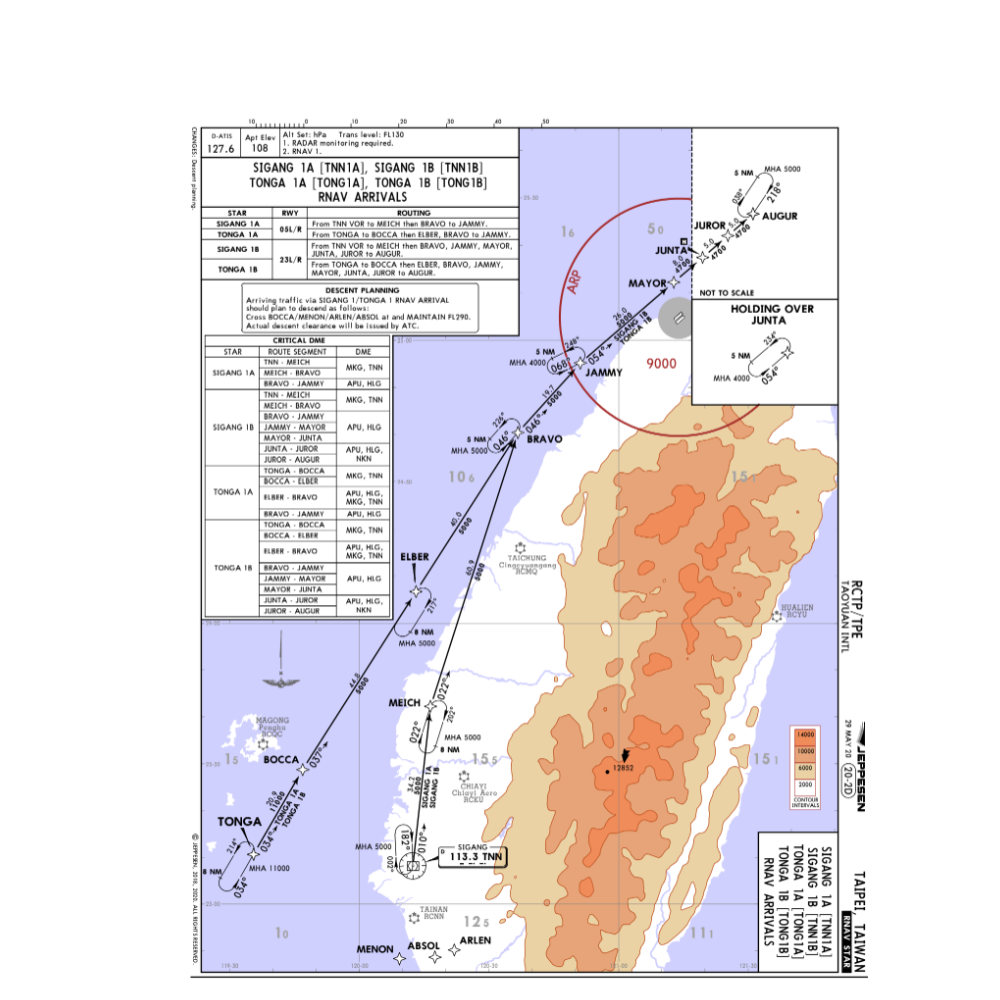 RBF絕版 Terminal Procedures RCTP 桃機飛行航圖 TP-RCTP18 *kostenloser Versand* 全球免運費