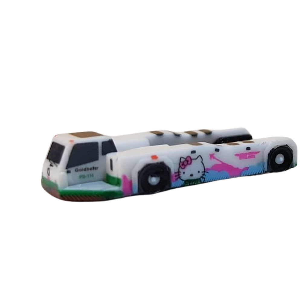 RBF現貨 JC 金屬 1:400 EVA AIR HELLO KITTY 粉紅 TOW CAR XX4119 *free shipping* 全球免運費