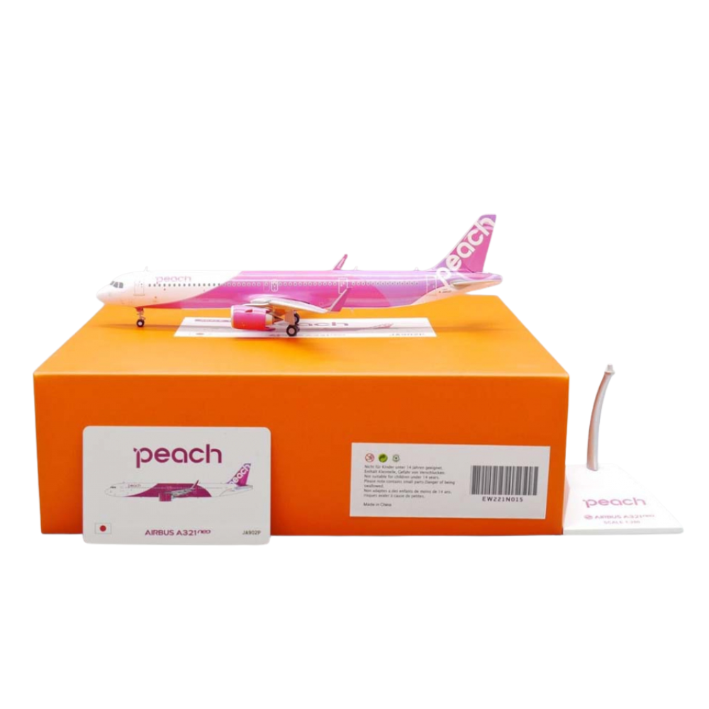 RBF現貨 JC 金屬 1:200 Peach A321NEO JA902P 5 30 EW221N015 *free shipping* 全球免運費