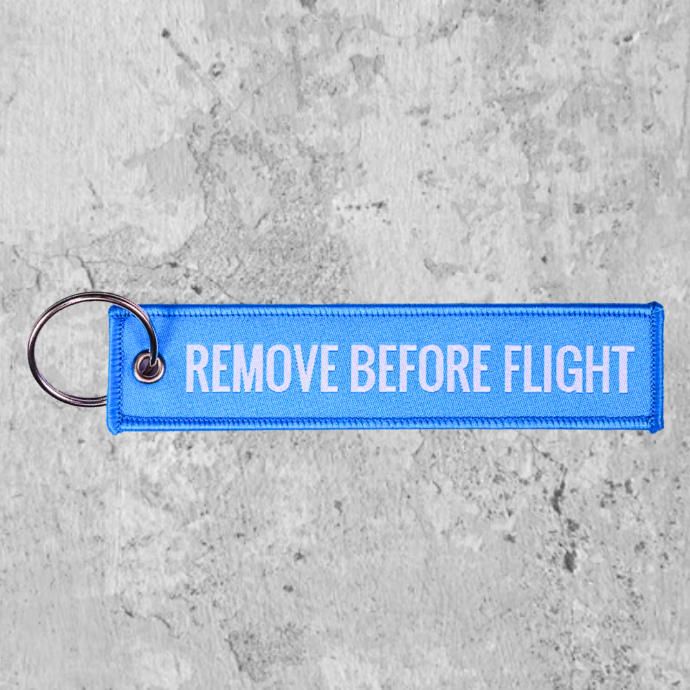 RBF 現貨 REMOVE BEFORE FLIGHT keychain 13cm 鑰 K1303-RBFLB 全球免運 Free Shipping Worldwide