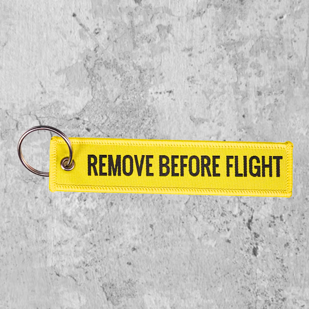 RBF 現貨 REMOVE BEFORE FLIGHT keychain 13cm 鑰 K1303-RBFYB 全球免運 Free Shipping Worldwide