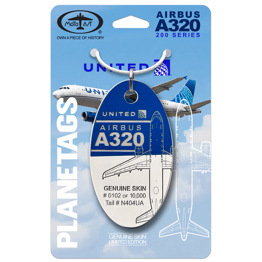 RBF  United A320  PLANETAGS N404UA 721352898243 全球免運 Free Shipping Worldwide