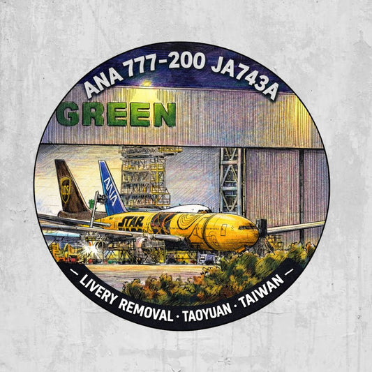 RBF現貨  ANA 777 7CM STICKER 貼紙 S7-A7JLR 全球免運 Free Shipping Worldwide