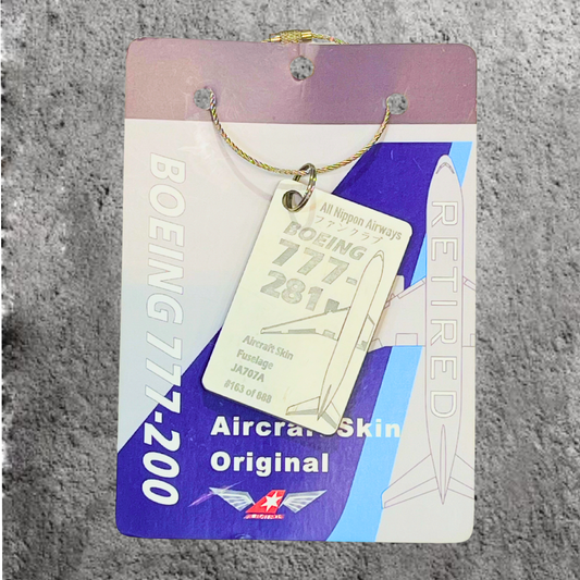 RBF  ANA Aircraft Fuselage tag ALB-ANA-PT-0716A 全球免運 Free Shipping Worldwide