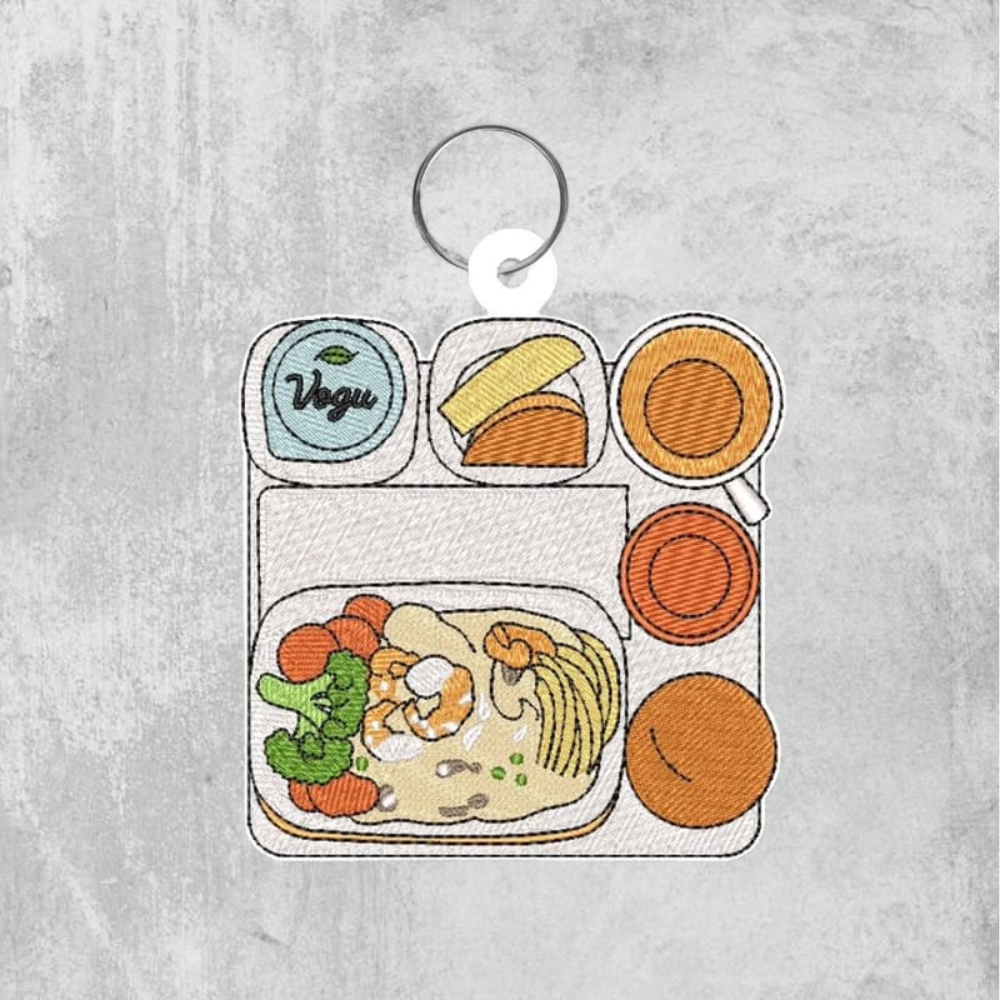RBF現貨  In-Flight Meal Keyring 9cm 飛機餐鑰匙圈 PK9-IFM 全球免運 Free Shipping Worldwide