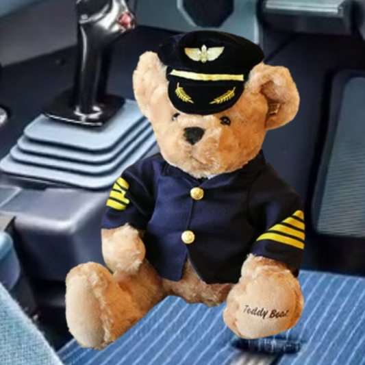 RBF 現貨 Pilot Teddy Bear 機師泰迪熊 BEAR-1006 全球免運 Free Shipping Worldwide