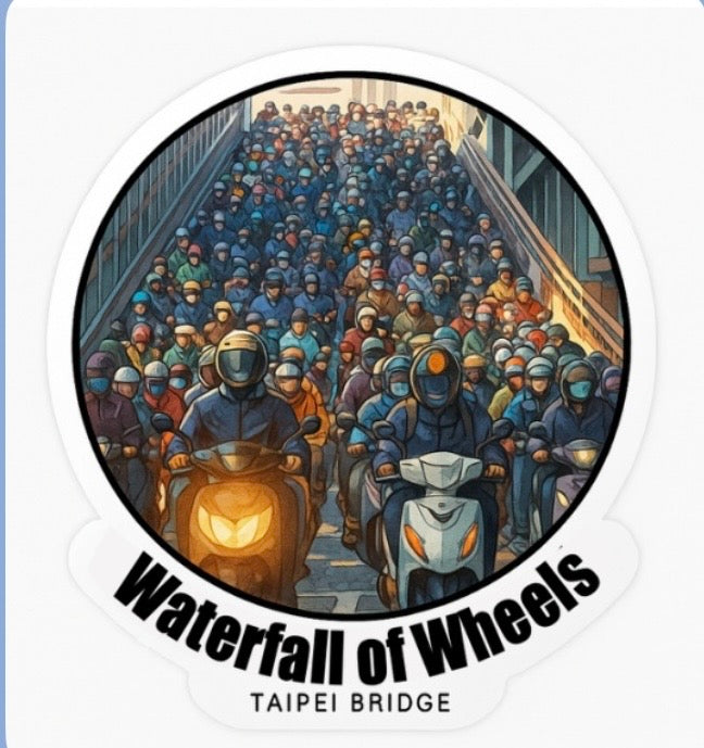 RBF現貨  TAIPEI BRIDGE STICKER 10CM 貼紙 S-WOWTP *free shipping* 全球免運費