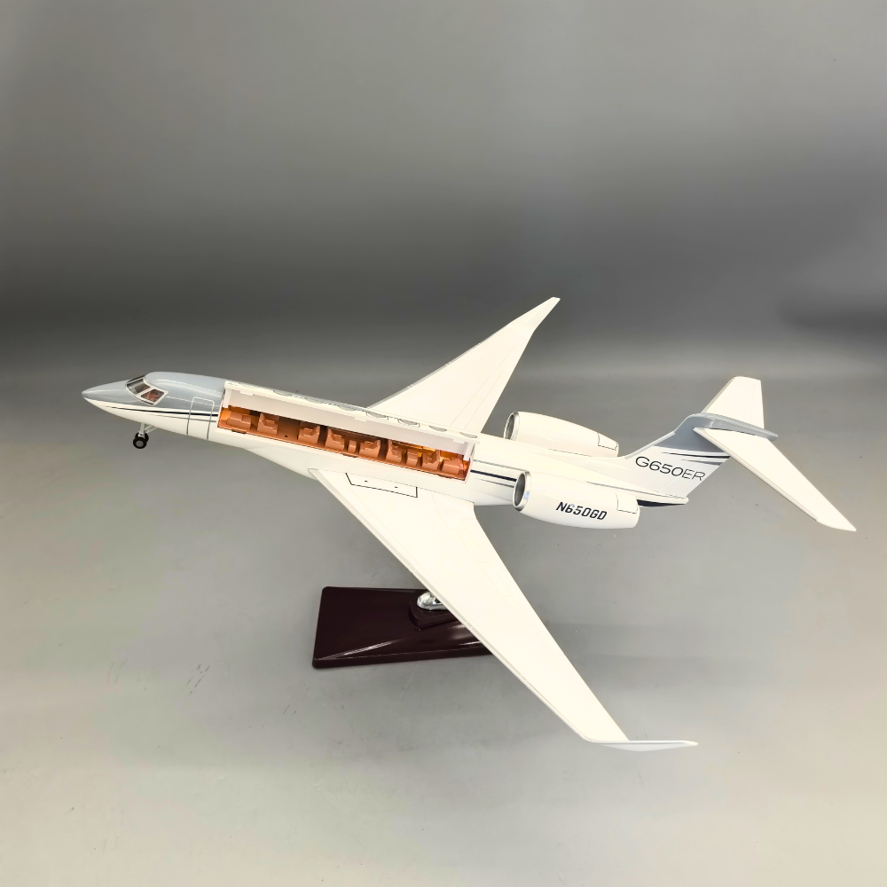RBF  1:50 Gulfstream G650ER cutaway Q101-2 全球免運 Free Shipping Worldwide