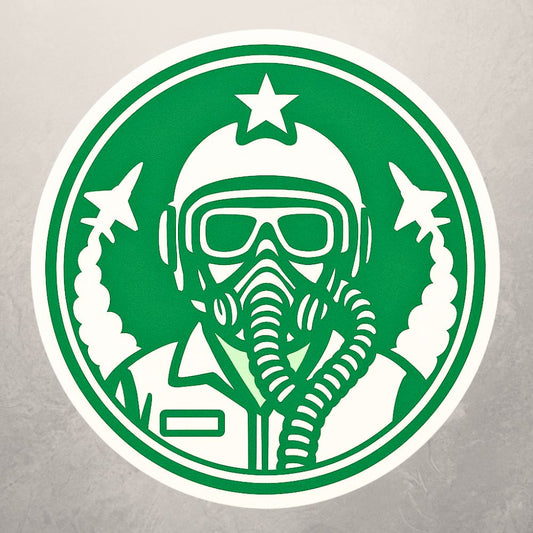RBF現貨  PILOT COFFEE 7cm 貼紙 S7-SP 全球免運 Free Shipping Worldwide