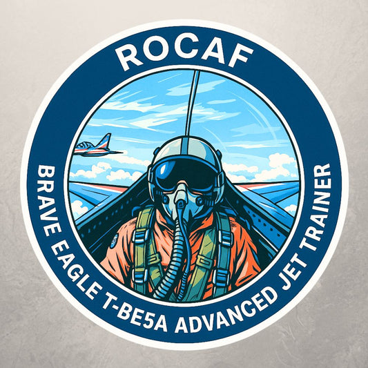 RBF現貨  ROCAF T-BE5A sticker 7cm 貼紙 S7-RBETA 全球免運 Free Shipping Worldwide